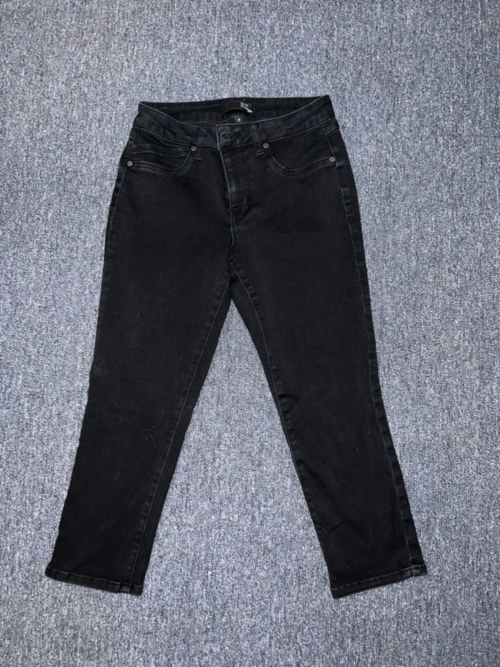 1822 Denim Women's Black Straight-Leg Jeans